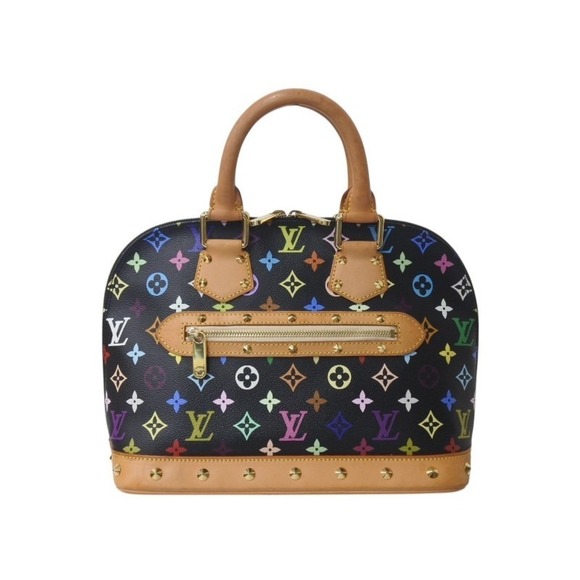 Louis Vuitton Handbags - Louis Vuitton Alma PM Handbag Takashi Murakami Multicolor Black Bag